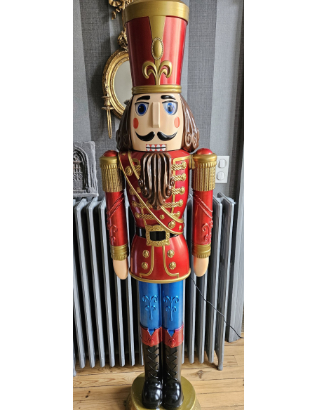 Casse-Noisette 185 cm animé - Décoration de Noël enchantée