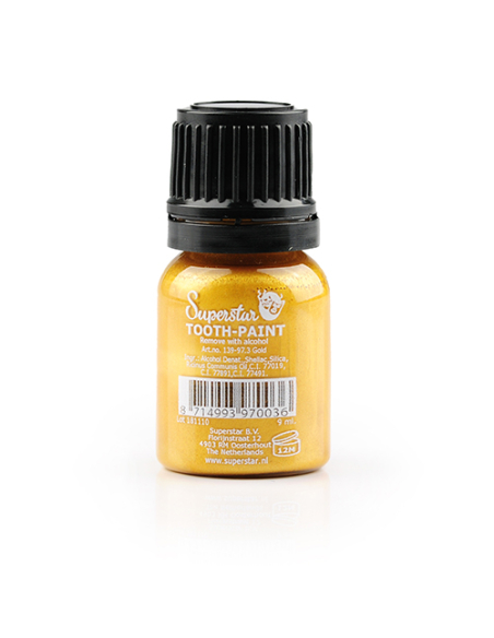 Peinture dentaire dorée – Tooth Paint Gold 9 ml Superstar®
