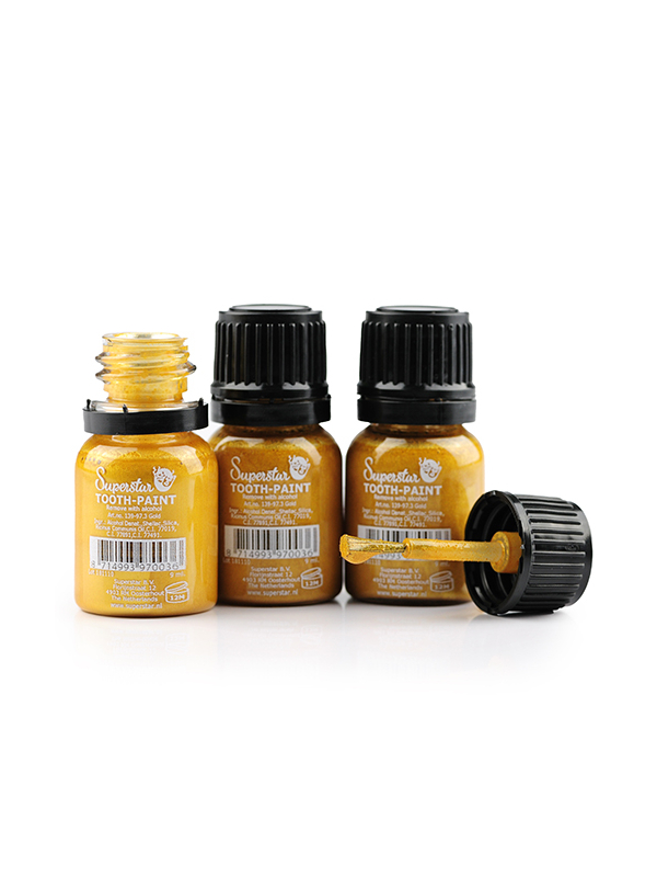 Peinture dentaire dorée – Tooth Paint Gold 9 ml Superstar®