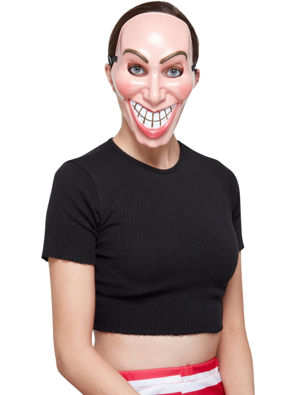 Masque Smiler – Accessoire de maquillage Halloween adulte au sourire terrifiant