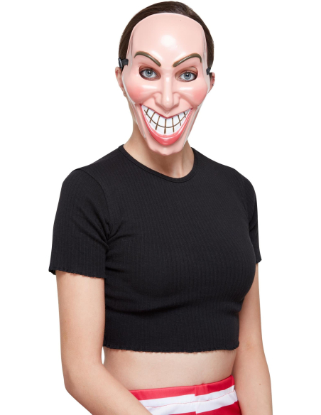 Masque Smiler – Accessoire de maquillage Halloween adulte au sourire terrifiant