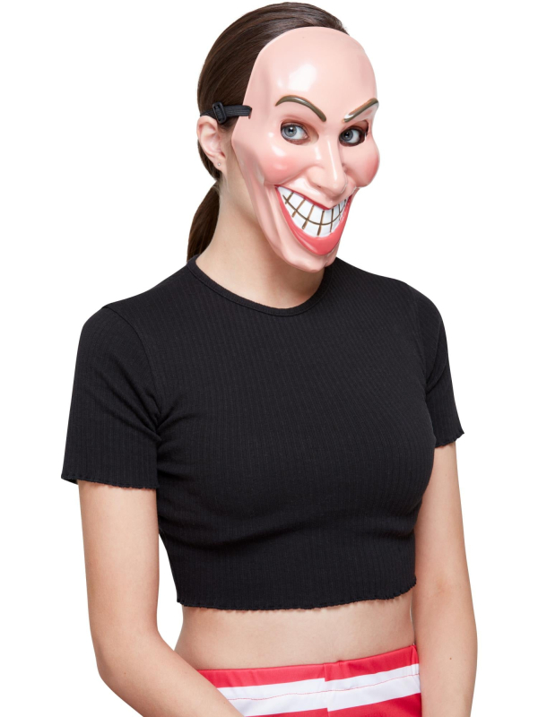 Masque Smiler – Accessoire de maquillage Halloween adulte au sourire terrifiant