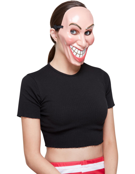 Masque Smiler – Accessoire de maquillage Halloween adulte au sourire terrifiant