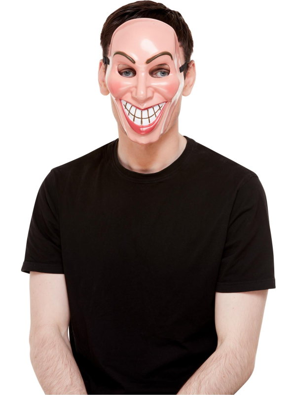 Masque Smiler – Accessoire de maquillage Halloween adulte au sourire terrifiant