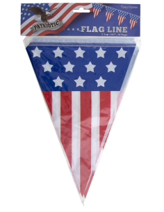 Guirlande USA 5 m – 10 Drapeaux Américains en PV 2