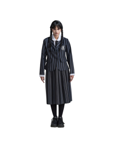 Déguisement Mercredi Addams™ – Uniforme Noir 3 pièces Nevermore Academy Femme 2