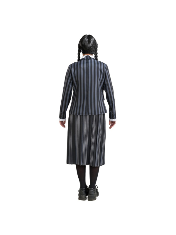 Déguisement Mercredi Addams™ – Uniforme Noir 3 pièces Nevermore Academy Femme