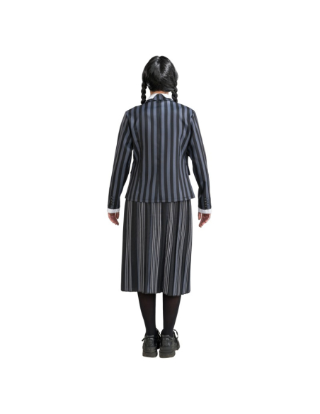 Déguisement Mercredi Addams™ – Uniforme Noir 3 pièces Nevermore Academy Femme