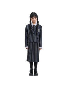 Déguisement Mercredi Addams™ Enfant – Uniforme Noir 3 pièces Nevermore Academy (140 à 152 cm) 2