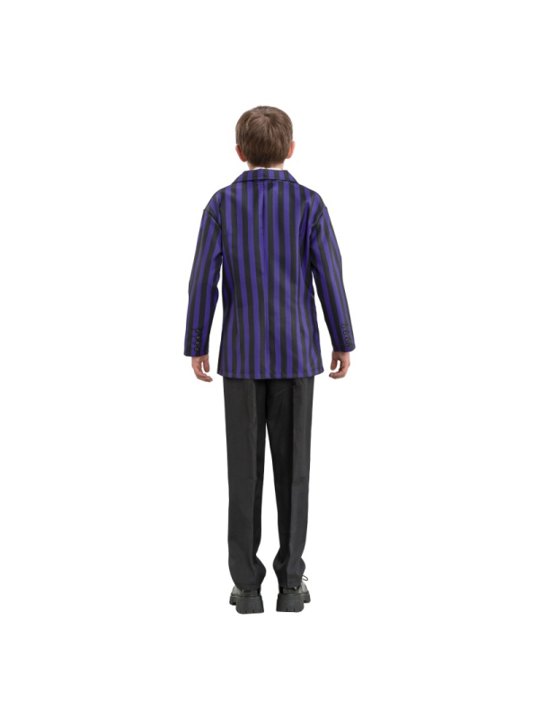 Uniforme garçon 3 pièces noir/violet –  Mercredi™ Nevermore Academy