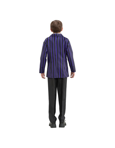 Uniforme garçon 3 pièces noir/violet –  Mercredi™ Nevermore Academy