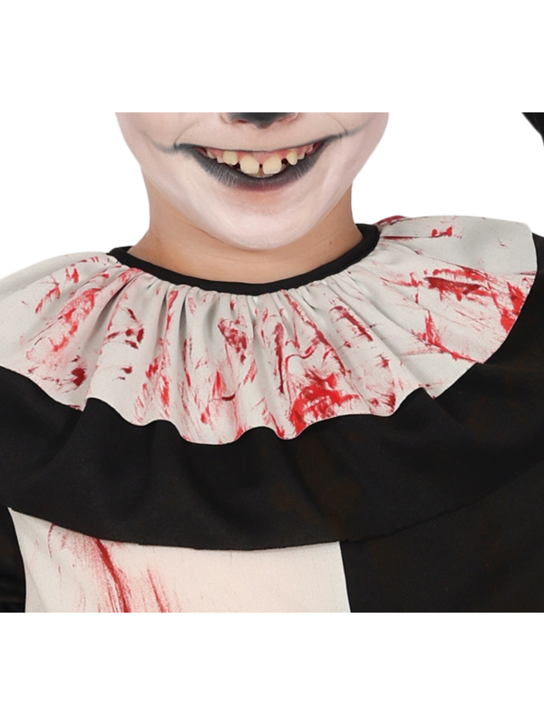 Déguisement Clown Horreur Enfant – Noir & Blanc Ensanglanté Type Terrifier