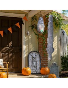 Momie Suspendue 180 cm Lumineuse – Déco Halloween Pas Cher & Effrayante 2