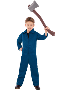 Déguisement Bleu Marine Enfant Halloween – Costume Tueur en Série 2