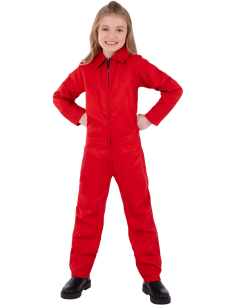 Déguisement Combinaison Rouge Enfant – Costume Casa de Papel, Squid Game, Halloween 2