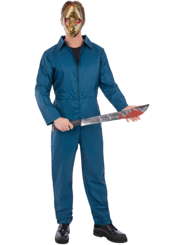 Costume Serial Killer Adulte – Bleu de Travail Halloween