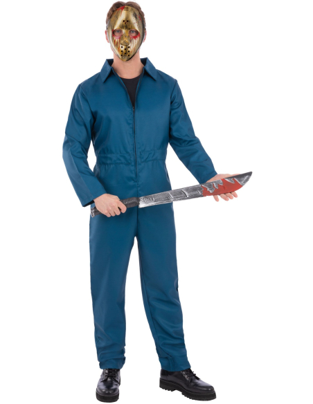 Costume Serial Killer Adulte – Bleu de Travail Halloween