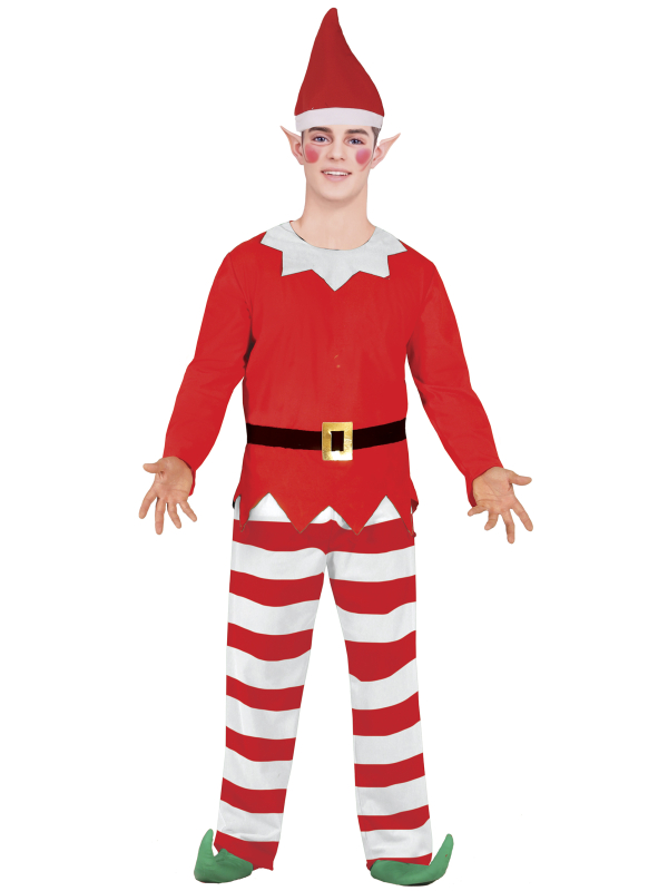 Déguisement Lutin Farceur de Noël – Homme (M/L ou XL)