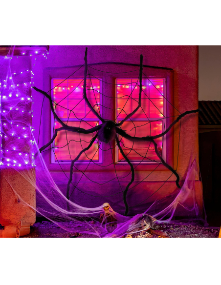 Araignée Géante XXL & Toile Terrifiante Halloween