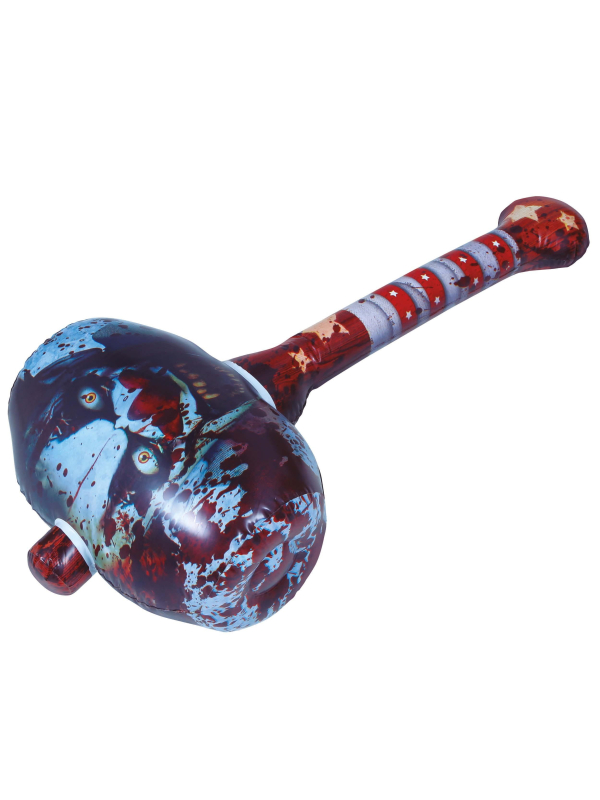 Marteau de Clown Gonflable Halloween 90 cm – Accessoire Terrifiant en PVC