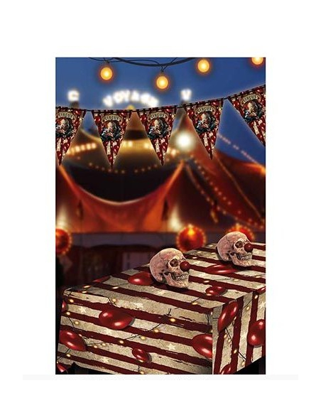 Guirlande Halloween Clown Terrifiant – Fanions Circus de l’Horreur 300 cm