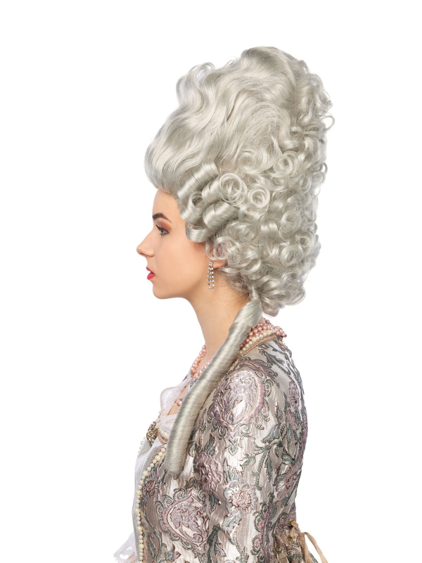 Perruque Femme XVIIIe Style Marie-Antoinette – Haute Coiffure Baroque, Théâtre & Cinéma
