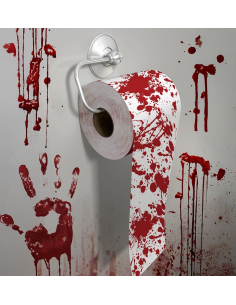 Rouleau WC Sanglant 30 m – Papier 2 Couches Halloween Gore