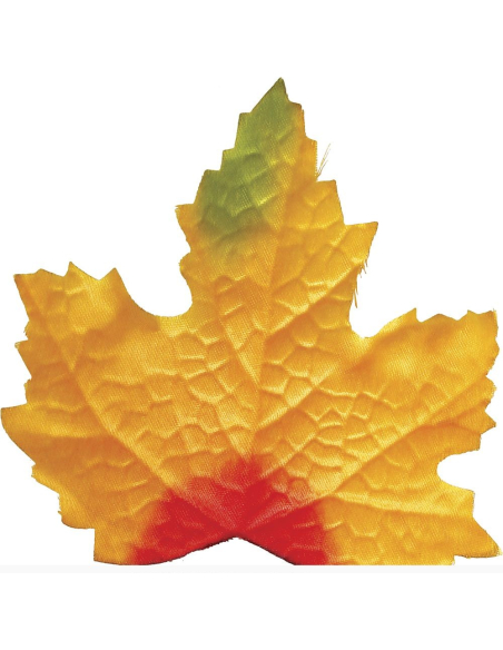 Feuilles Décoratives Halloween – Lot de 24 (9–10 cm) Orange
