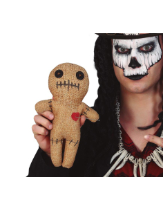 Poupée Vaudou 25 cm – Accessoire Halloween