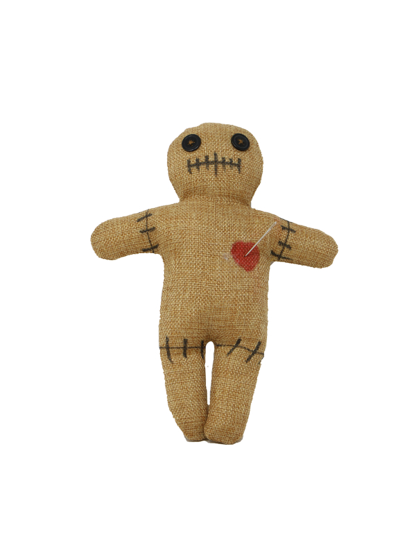 Poupée Vaudou 25 cm – Accessoire Halloween