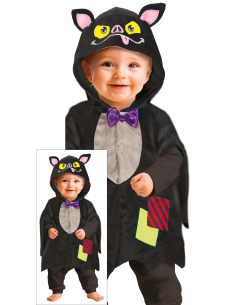 Déguisement Bébé Chauve-Souris 18/24 mois – Poncho Velours & Capuche