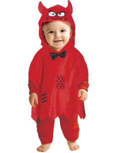 Déguisement Bébé Petit Diable 18/24 mois – Poncho & Capuche 2