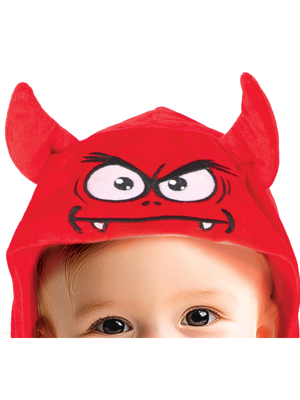 Déguisement Bébé Petit Diable 18/24 mois – Poncho & Capuche