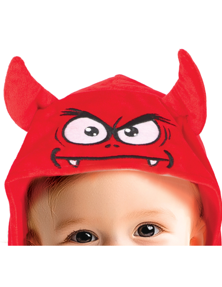 Déguisement Bébé Petit Diable 18/24 mois – Poncho & Capuche
