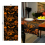 Chemin de Table Halloween Baroque Gothique Citrouille & Crânes – 275 × 28 cm