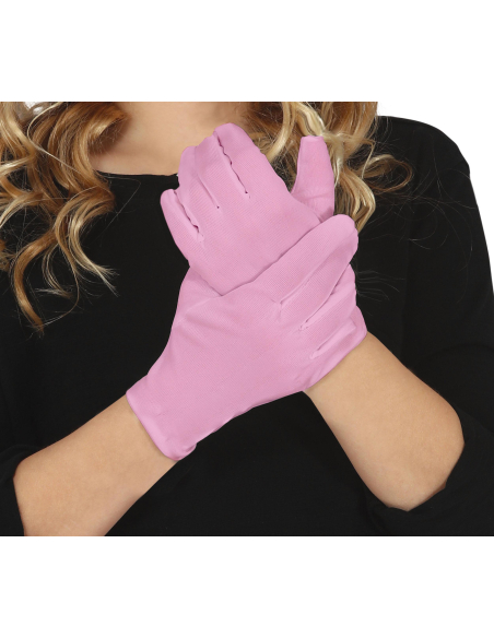 Gants Halloween Enfant – 18 cm, Taille Unique rose