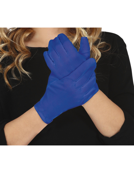 Gants Halloween Enfant – 18 cm, Taille Unique bleu