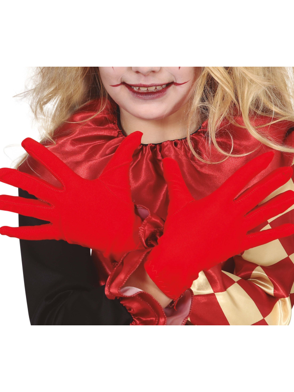 Gants Halloween Enfant – 18 cm, Taille Unique vert