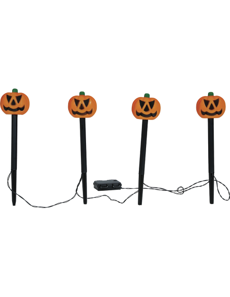 Lanternes Citrouilles Lumineuses Halloween – Décoration de Jardin Extérieur