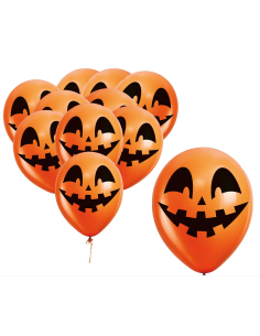 Ballons Citrouille Halloween – Lot de 10 (30 cm)