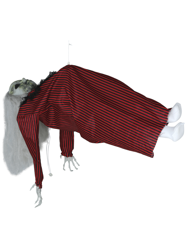 Fantôme Flottant Halloween 70 cm – Décoration Animée avec Sons et Lumière