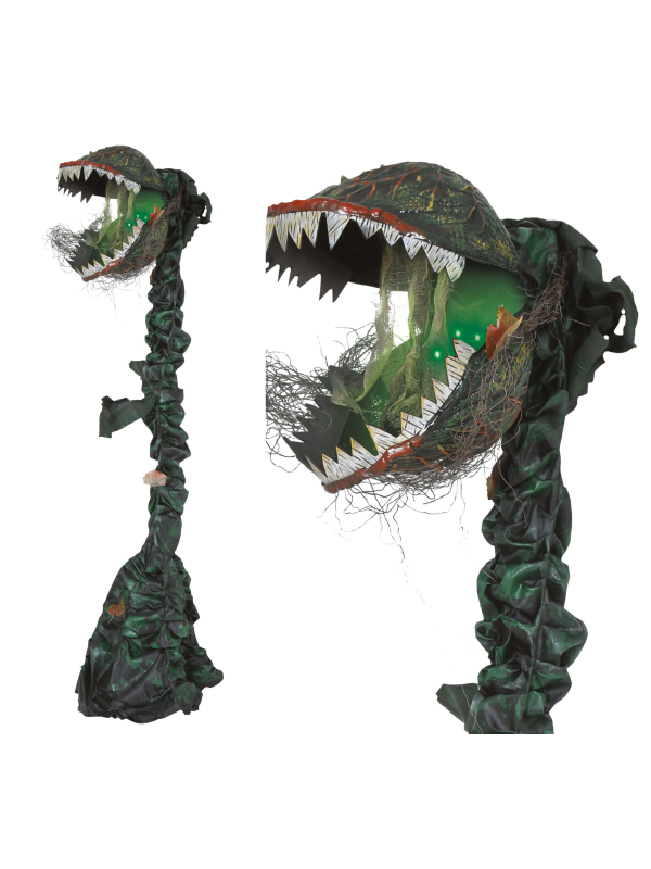 Automate Plante Carnivore Géante Halloween 190 cm – Sons, Lumière et Mouvements