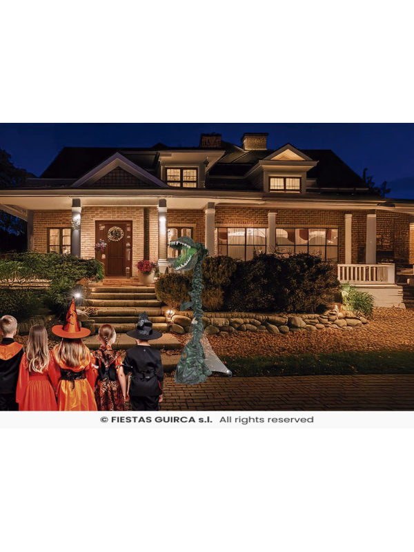 Automate Plante Carnivore Géante Halloween 190 cm – Sons, Lumière et Mouvements