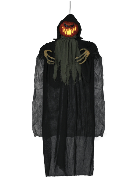 Suspension Citrouille Halloween Lumineuse 120 cm – Décoration Intérieur & Extérieur