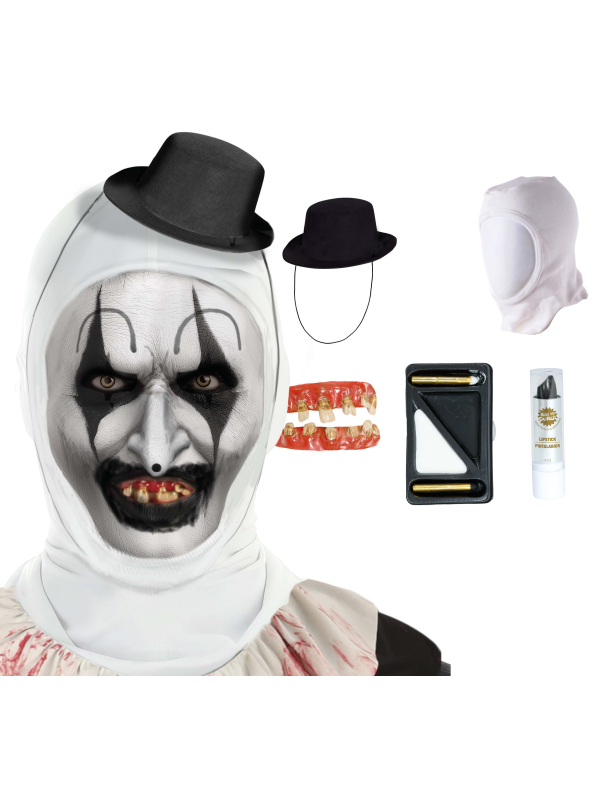Set Clown Terreur – Kit Maquillage & Accessoires pour Incarner Art le Clown Terrifier