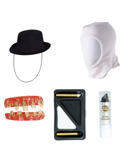 Set Clown Terreur – Kit Maquillage & Accessoires pour Incarner Art le Clown Terrifier