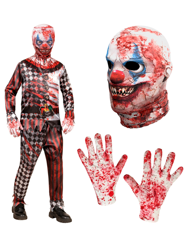 Costume Clown Méchant Enfant & Ado – Fast Costume Horreur Rapide Halloween