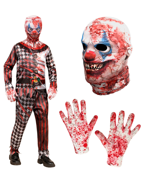 Costume Clown Méchant Enfant & Ado – Fast Costume Horreur Rapide Halloween