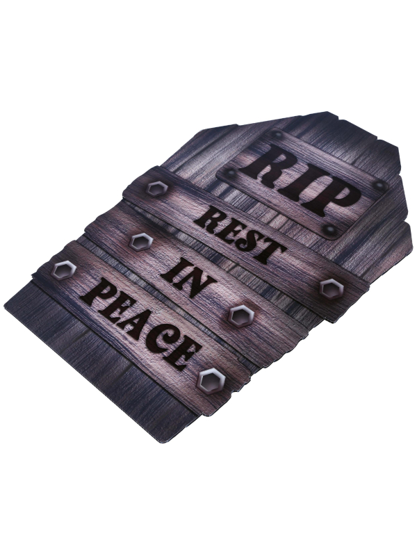 Pierre Tombale Halloween RIP – Rest in Peace en Plastique – 56 cm