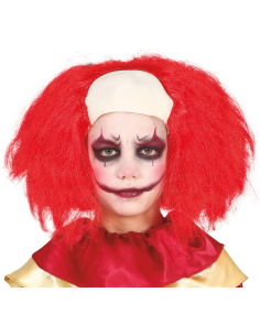 Perruque Calvitie Clown Enfant – Perruque Halloween Terrifiante